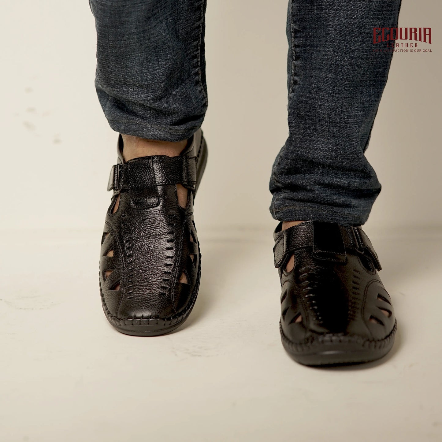 Ecouria Leather Sacchi Comfort Slip-On Shoes for Men