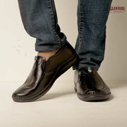 Ecouria Leather Sacchi Comfort Slip-On Shoes for Men